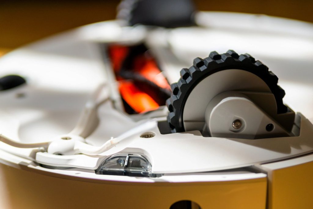 Sensores inferiores y de navegación de un robot aspirador