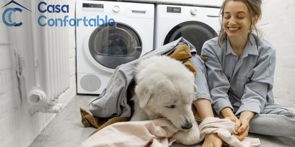 Retirar pelos de perro o gato antes de lavar la ropa