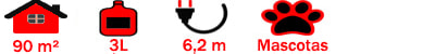 Aspiradora col bolsa Hoover Helios