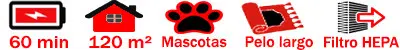 Características aspirador escoba Dyson V15