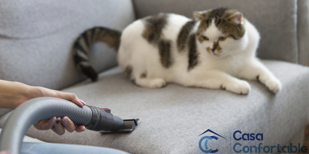 Cómo aspirar pelos de perro o gato