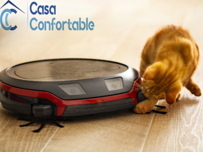 cepillo de un robot aspirador para mascotas