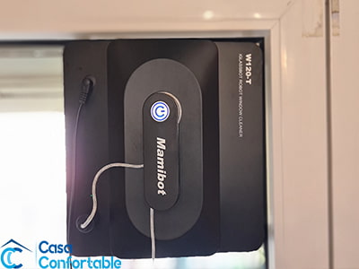 Robot limpiacristales esquinas Mamibot