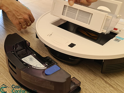 Yeedi Vac 2 pro depósitos