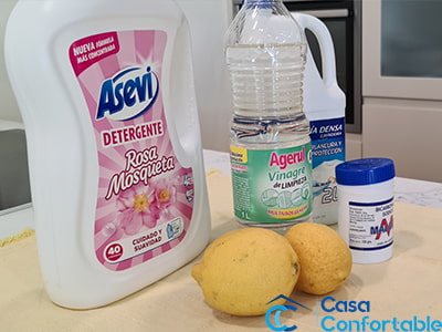 Productos de lavado que deben elegirse según la etiqueta del mantel