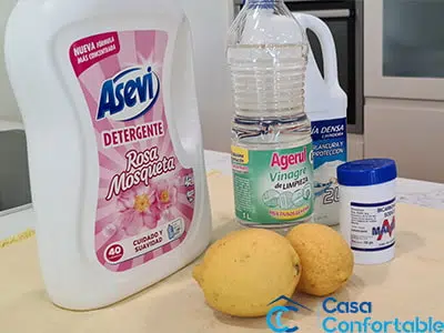 Productos de lavado que deben elegirse según la etiqueta del mantel