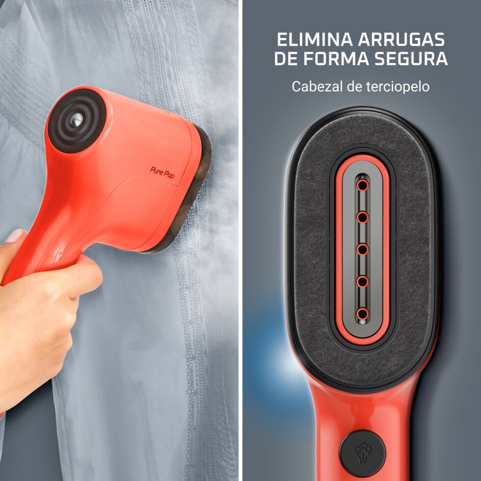 Cabezal de terciopelo del Rowenta Pure Pop DR2022D1 durante el uso