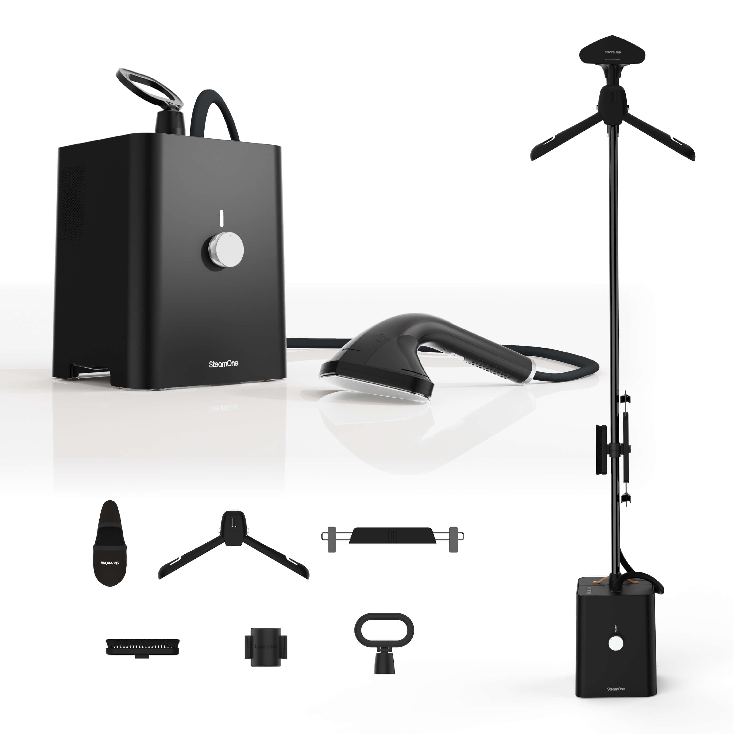 SteamOne SteamCube EUST01 con cabezal, soporte y accesorios incluidos
