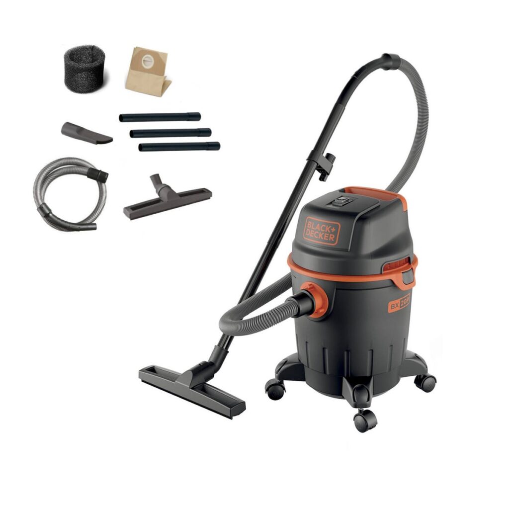 Black+Decker BXVC20PE con depósito de 20 litros y accesorios incluidos