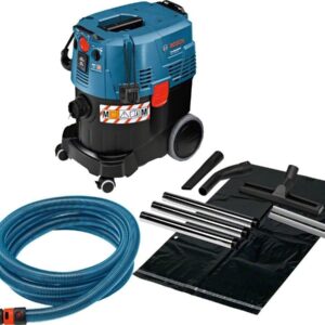 Bosch Professional GAS 35 M AFC con la manguera y los accesorios de serie