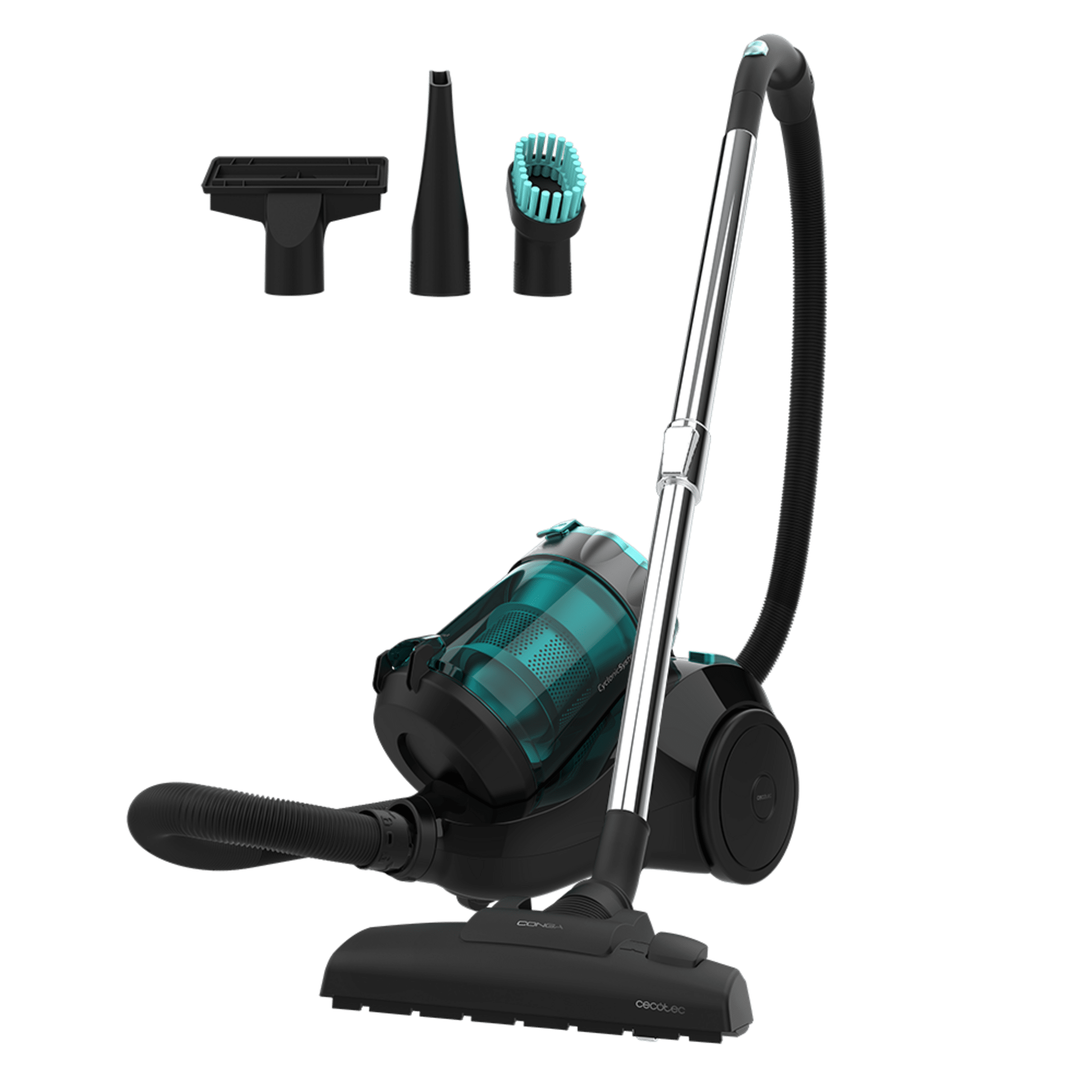 Aspiradora Cecotec Conga Rockstar Multicyclonic Compact Plus 08590 con tubo y tres boquillas