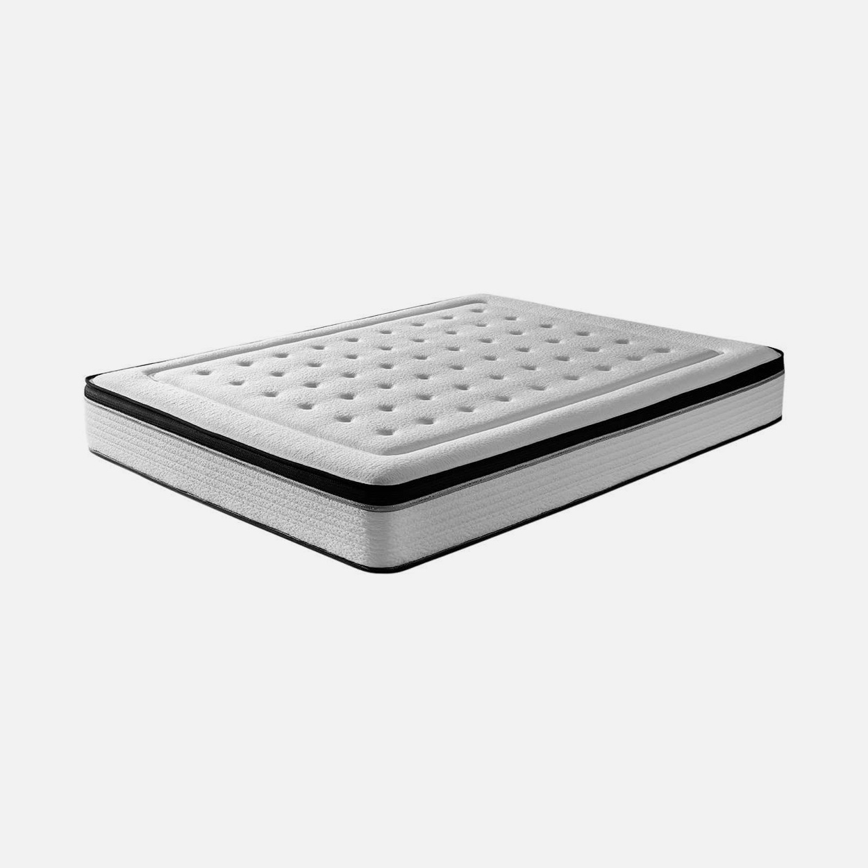 Colchón KUO Dream Bio Memory 22 blanco con franja negra perimetral