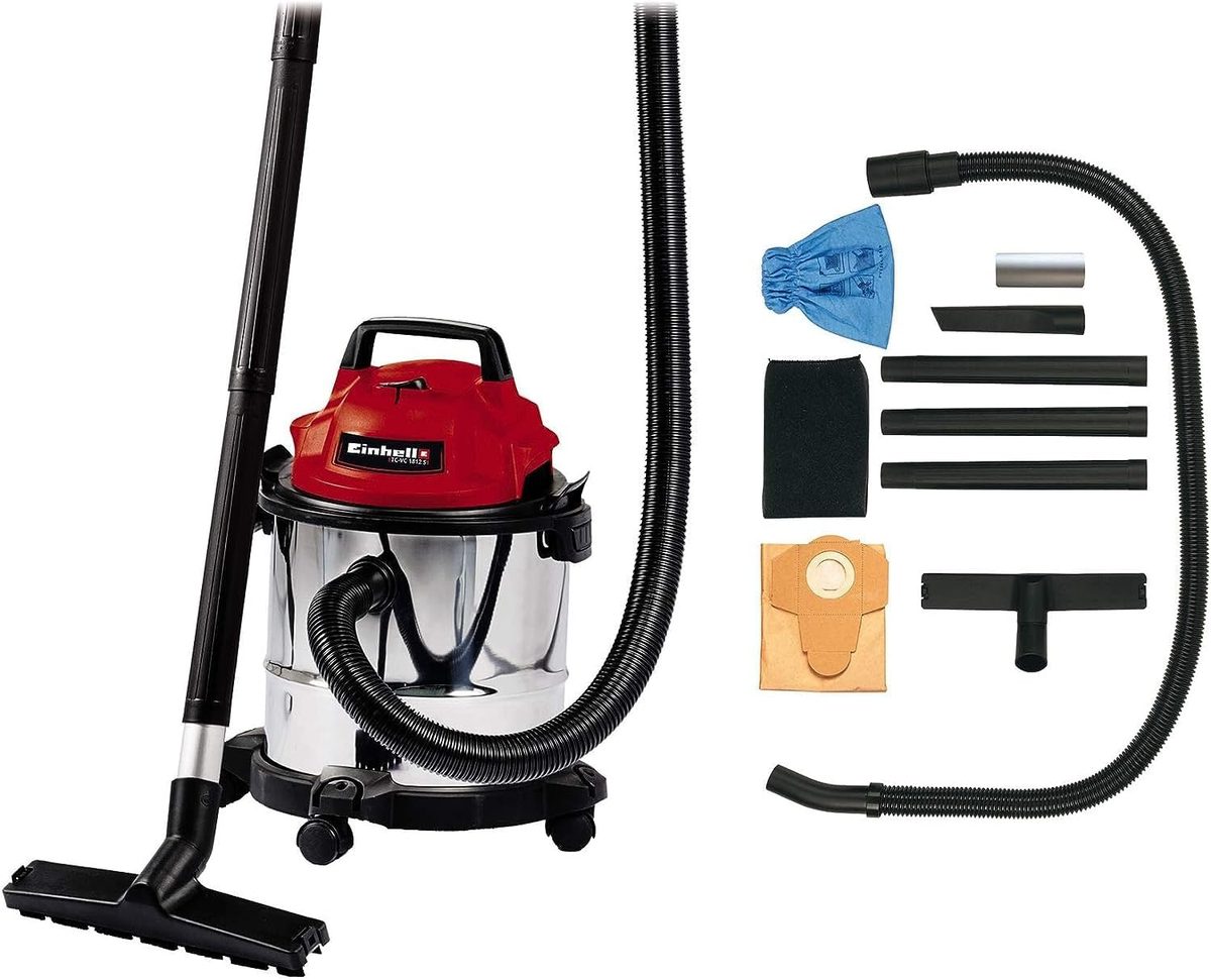 Einhell TC-VC 1812 S con el juego completo de accesorios