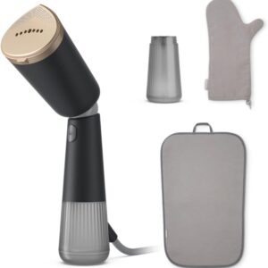 Philips 5000 vaporizador de mano con sus dos depósitos, la manopla y la funda