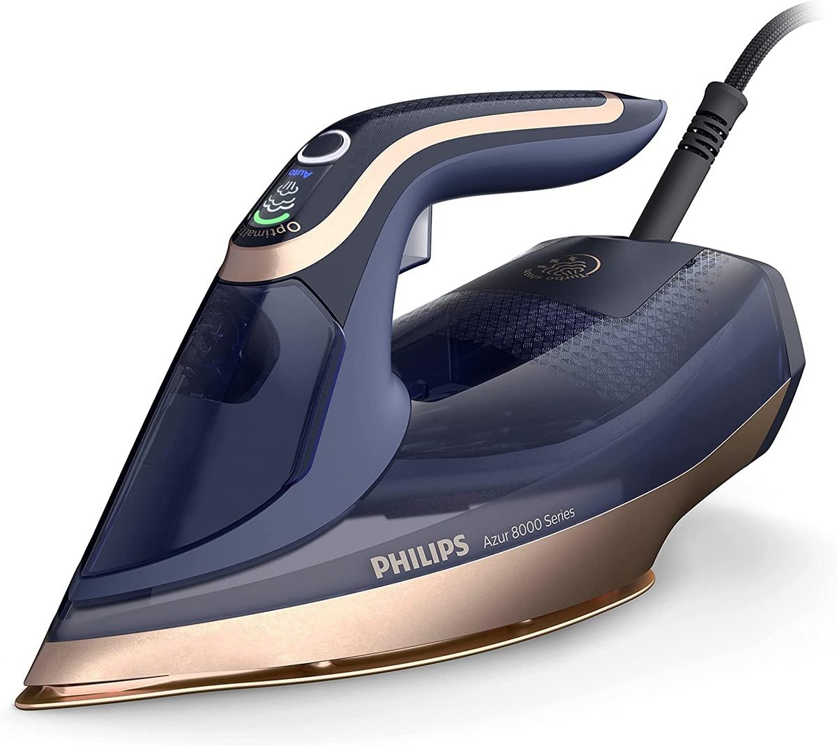 Plancha Philips Azur Serie 8000 vista de perfil