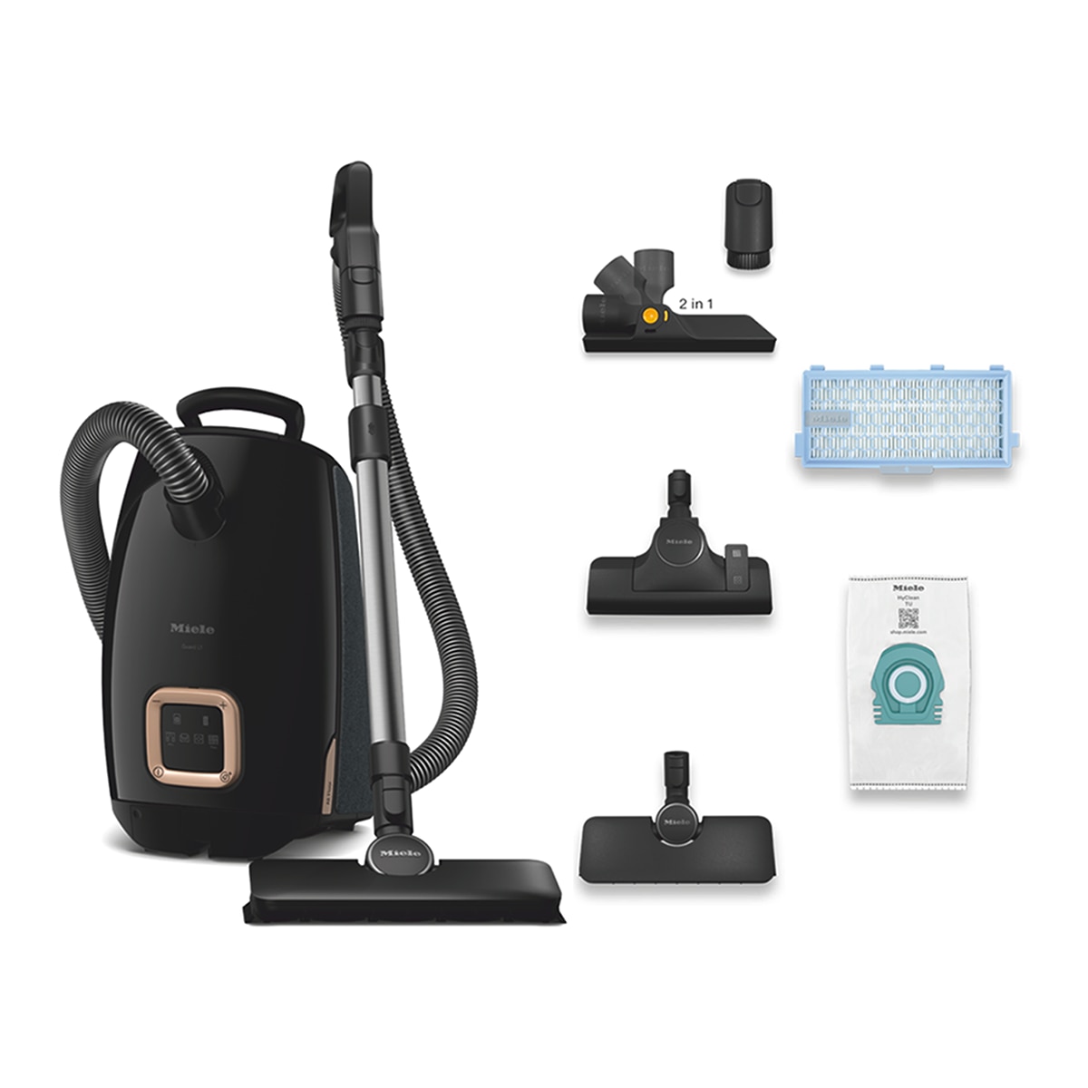 Aspiradora Miele Guard L1 AllFloor 12559830 con bolsa, filtro y accesorios