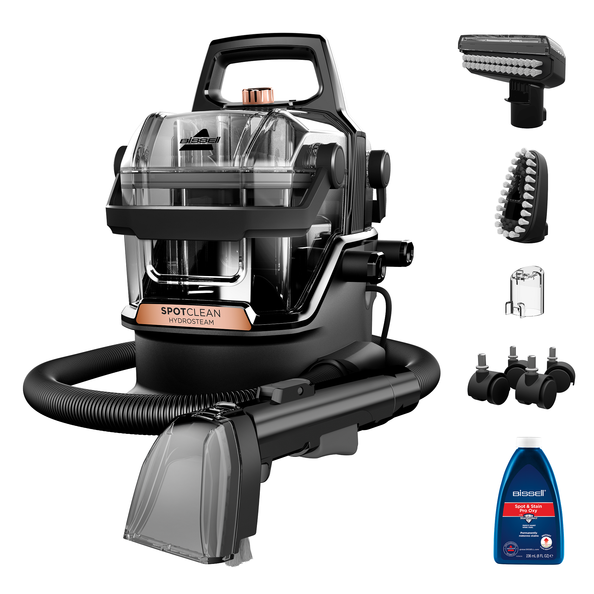BISSELL SpotClean HydroSteam Pro 3700N con accesorios