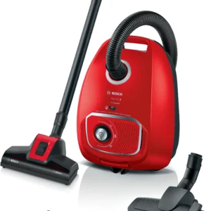 Bosch Serie 4 ProAnimal BGB41PET1 roja con manguera, tubo y accesorios