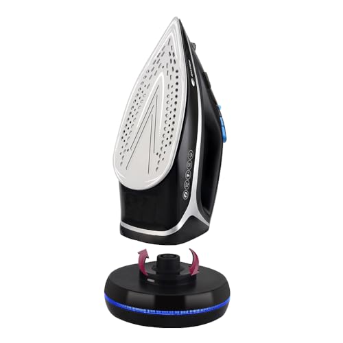 Fagor Comforta Free Roll FGE554 levantada sobre su base giratoria con aro LED
